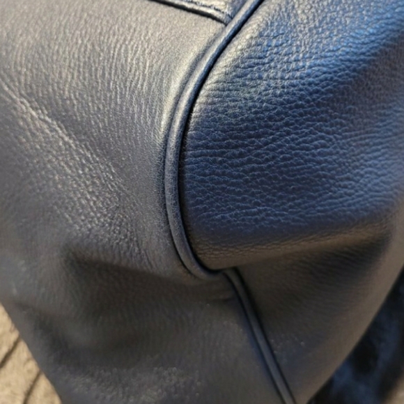 Marc Jacobs Petal To The Metal Bird Navy Tote Bag - Picture 6 of 14